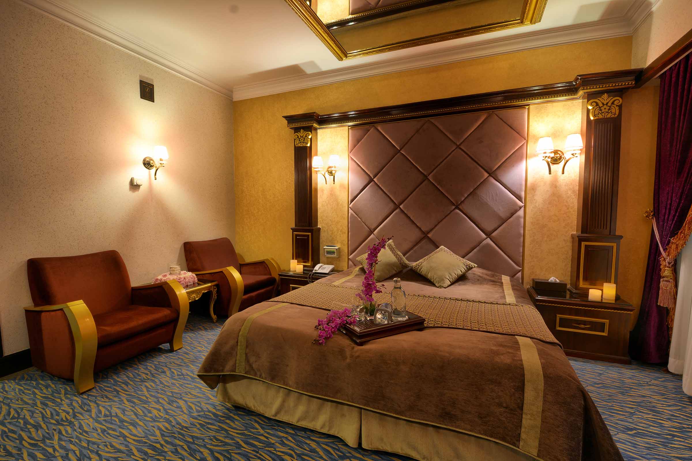 اتاق یک تخته هتل بین المللی قصر مشهد